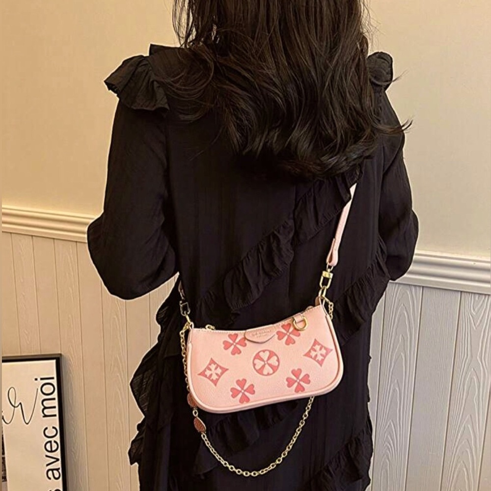 NWOT Pink, Versatile, Casual Cross Body Small Luxury Shoulder Bag Purse